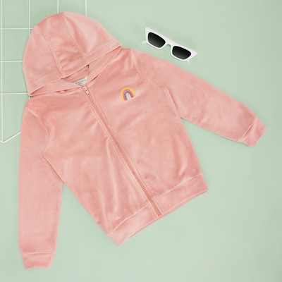 Pantaloons Junior Full Sleeve Solid Girls Sweatshirt
