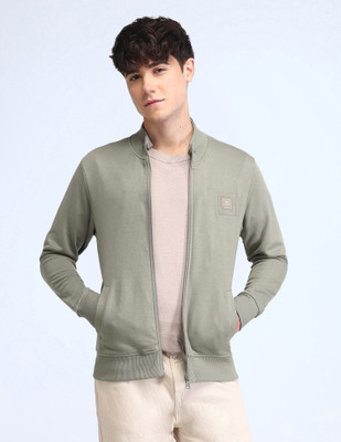 FLYING MACHINE Full Sleeve Solid Men Sweatshirt