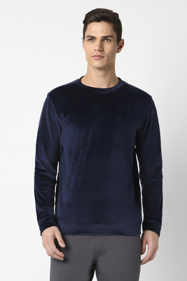 PETER ENGLAND Full Sleeve Solid Men Sweatshirt