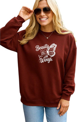 HouseOfCommon Full Sleeve Solid Women Sweatshirt