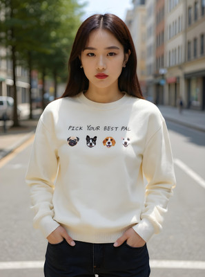 FLYIND VOGUE OUTFIT Full Sleeve Printed Women Sweatshirt