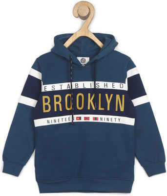 Alan Jones Full Sleeve Color Block Boys Sweatshirt
