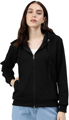 Cloroot Full Sleeve Solid Women Sweatshirt