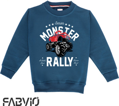 FABVIO PLUS Full Sleeve Graphic Print Boys Sweatshirt