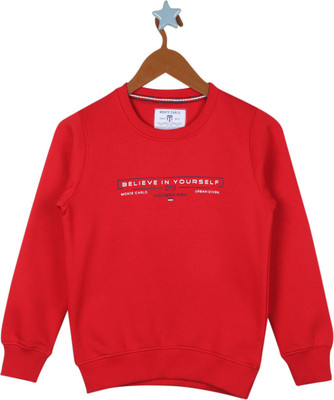 MONTE CARLO Full Sleeve Printed Boys Sweatshirt