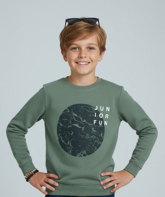 Color Hunt Full Sleeve Printed Boys Sweatshirt