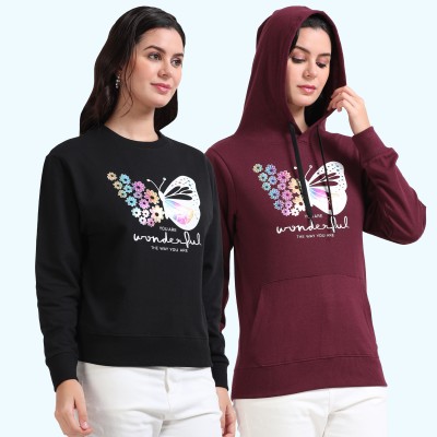 The Spooky Bee Full Sleeve Printed Women Sweatshirt