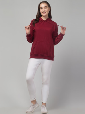 ADIXUS Full Sleeve Solid Women Sweatshirt