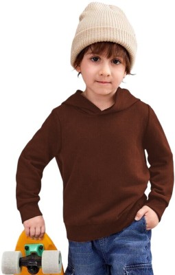 Tabadtod Full Sleeve Solid Boys & Girls Sweatshirt