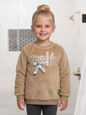 SAALVIA Full Sleeve Printed Girls Sweatshirt