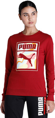 PUMA Full Sleeve Printed Women Sweatshirt