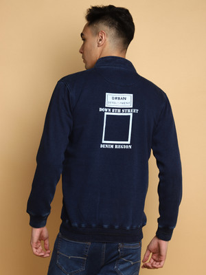 V-MART Full Sleeve Solid Men Sweatshirt