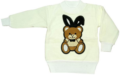 RUDRA K A Full Sleeve Self Design Baby Boys & Baby Girls Reversible Sweatshirt