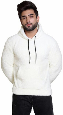 Jaswear Full Sleeve Solid Men Sweatshirt