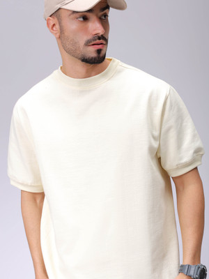 The Indian Garage Co. Short Sleeve Solid Men Sweatshirt