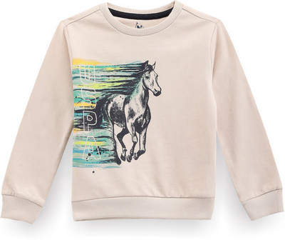 U.S. POLO ASSN. Full Sleeve Printed Boys Sweatshirt