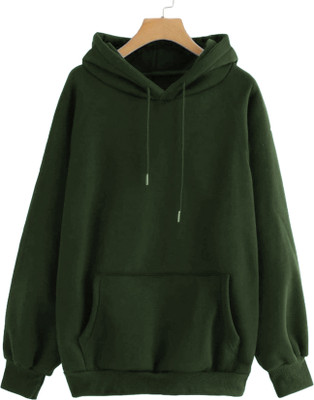 CotiQ Full Sleeve Solid Men Sweatshirt