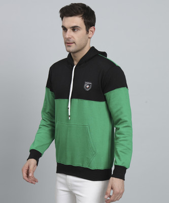 HELL BOUND Full Sleeve Color Block Men Sweatshirt