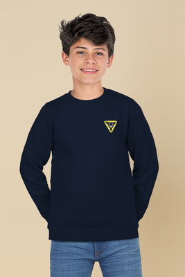Allen Solly Full Sleeve Solid Boys Sweatshirt