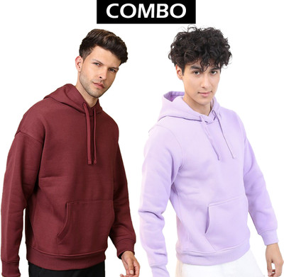 R Heaven Fashions Full Sleeve Solid Men Sweatshirt