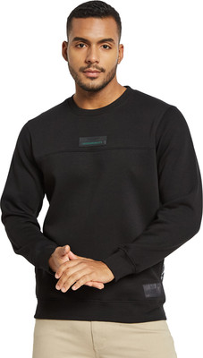 Octave Full Sleeve Solid Men Sweatshirt