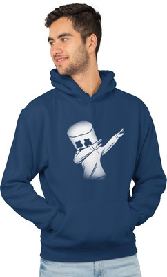 Adam White Full Sleeve Printed Men Sweatshirt
