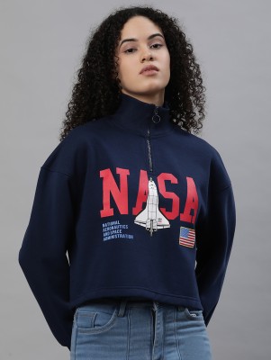 Free Authority Full Sleeve Graphic Print Women Sweatshirt