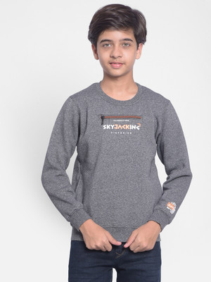 CRIMSOUNE CLUB Full Sleeve Printed Boys Sweatshirt