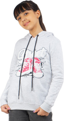 Sportcult Full Sleeve Printed Girls Sweatshirt