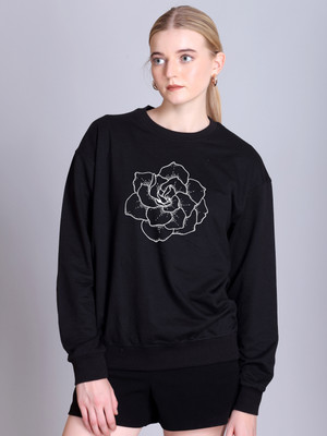 OBAAN Full Sleeve Printed Women Sweatshirt