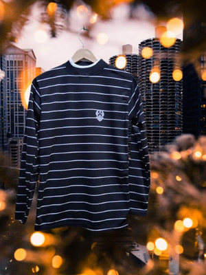 TIKI TEES FAB Full Sleeve Striped Men Sweatshirt
