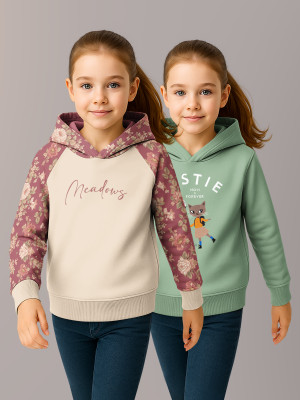 Hellcat Full Sleeve Printed Girls Sweatshirt