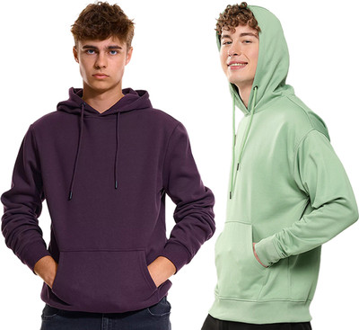 Timyka Full Sleeve Solid Men Sweatshirt