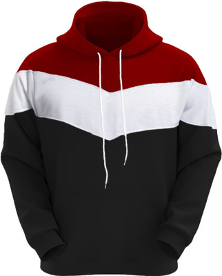 Leotude Full Sleeve Color Block Men Sweatshirt