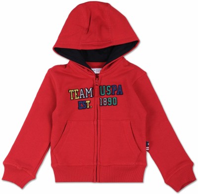 U.S. POLO ASSN. Full Sleeve Applique Baby Boys Sweatshirt