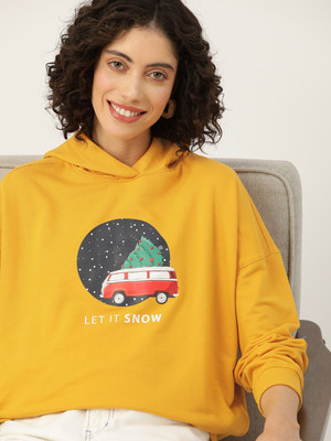 Mast & Harbour Full Sleeve Printed Women Sweatshirt