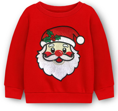 Trampoline Full Sleeve Embroidered Baby Boys & Baby Girls Sweatshirt