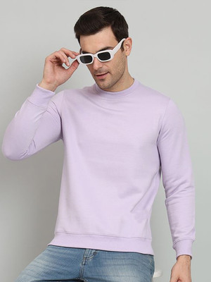 R Heaven Fashions Full Sleeve Solid Men Sweatshirt