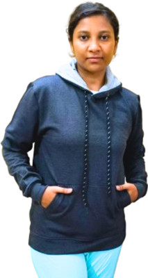 Accmetees Full Sleeve Solid Women Sweatshirt