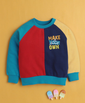 BUMZEE Full Sleeve Graphic Print Boys Sweatshirt