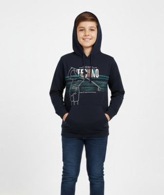 APPLEBOYZ Full Sleeve Floral Print Boys Sweatshirt