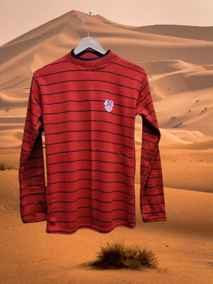 Ayansh Trending Full Sleeve Striped Men Sweatshirt