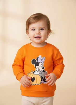 NX KIDDO WORLD Full Sleeve Printed Girls Sweatshirt