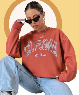 Christy World Full Sleeve Printed Women Sweatshirt