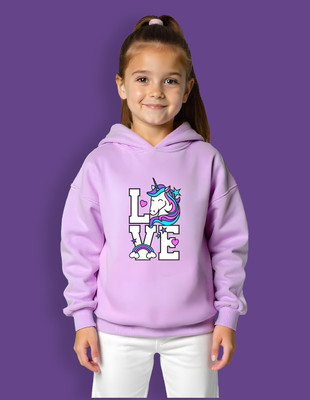 Nusyl Full Sleeve Printed Girls Sweatshirt
