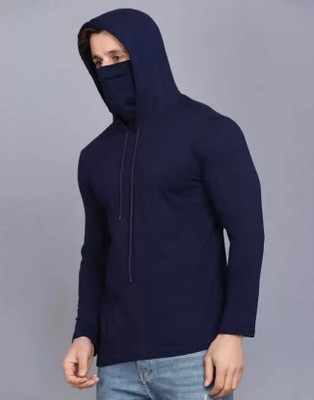 REVIZO Full Sleeve Solid Men Sweatshirt