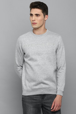 LOUIS PHILIPPE Full Sleeve Solid Men Sweatshirt