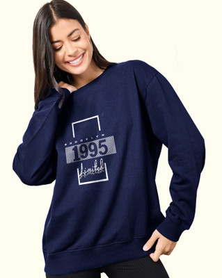 AUSK Full Sleeve Printed Women Sweatshirt