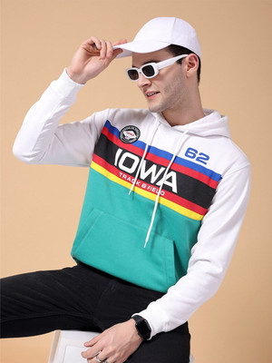 The Indian Garage Co. Full Sleeve Color Block Men Sweatshirt