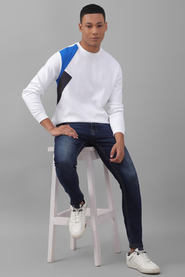Allen Solly Full Sleeve Color Block Men Sweatshirt